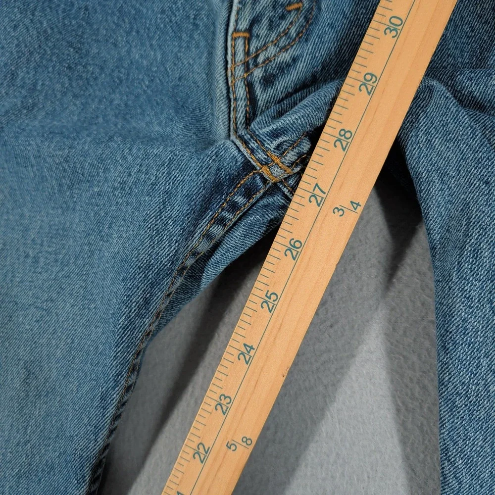 Levi's 505 Jeans Mens 36x29 Blue Regular Fit Straight Leg Denim Casual Everyday